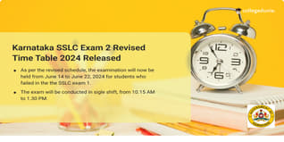 Karnataka SSLC 2024 Exam 2 Time table Revised, Check Complete Schedule Here